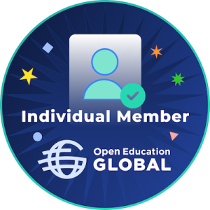 Colorful circle badge for Individual Members